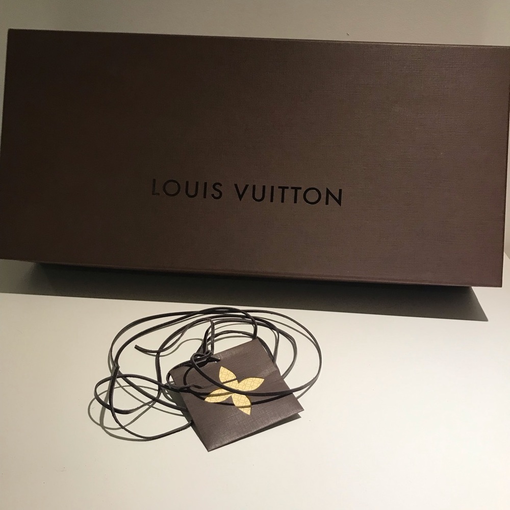 Large Louis Vuitton Box with Leather Ribbon